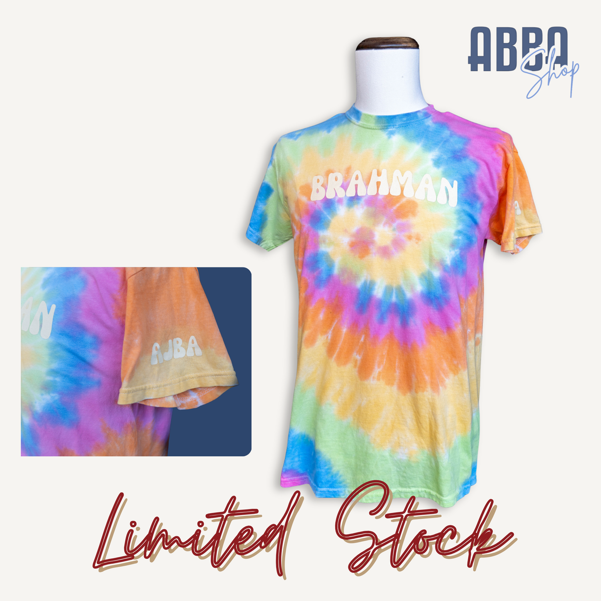 AJBA Tie Dye Brahman T-Shirt
