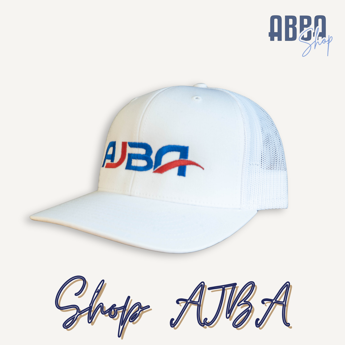 White AJBA Cap