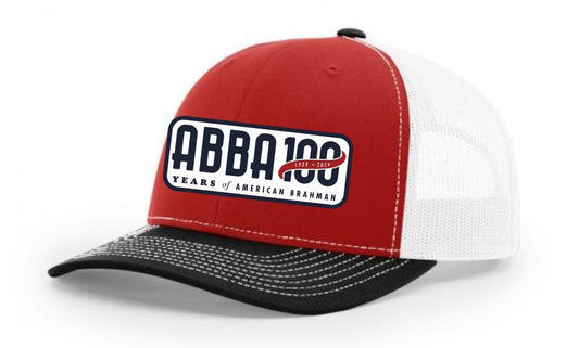 ABBA 100 Year Hat - Navy and Red