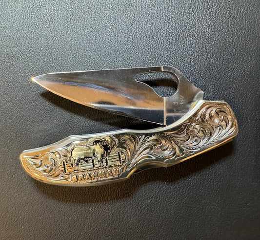 ABBA Byrd Knife - Silver and Gold
