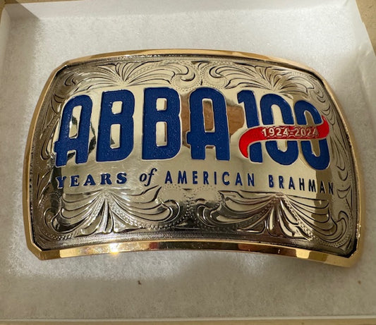 ABBA 100 Years Logo Belt Buckle