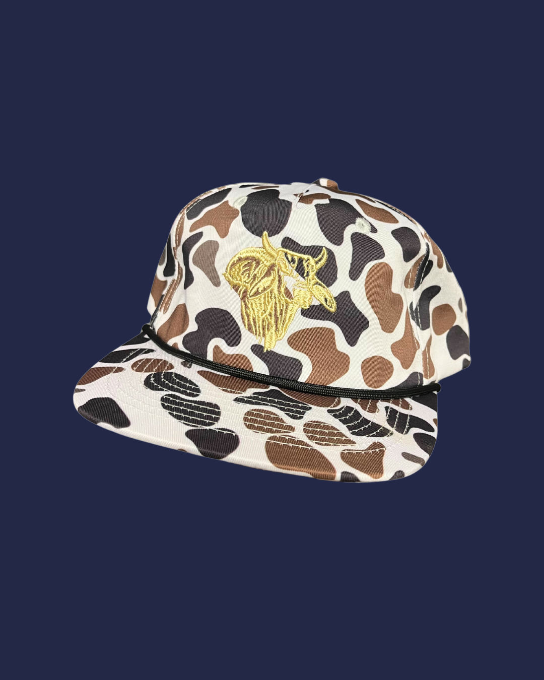 - Gold Bull Camo Hat